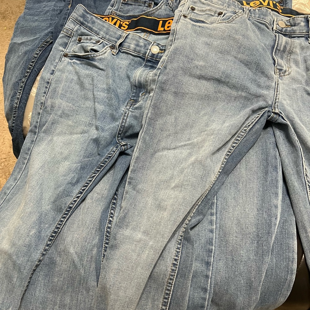 Levi's Slim Fit Light Blue Jeans for boys